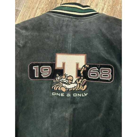 Disney Green and Black Bomber Jacket. Vintage 1968 - Picture 6 of 6